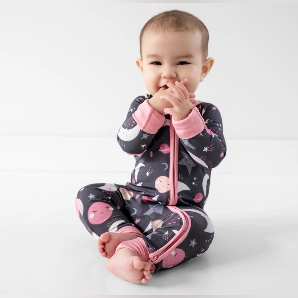 Little Sleepies To The Moon And Back Bamboo Footie